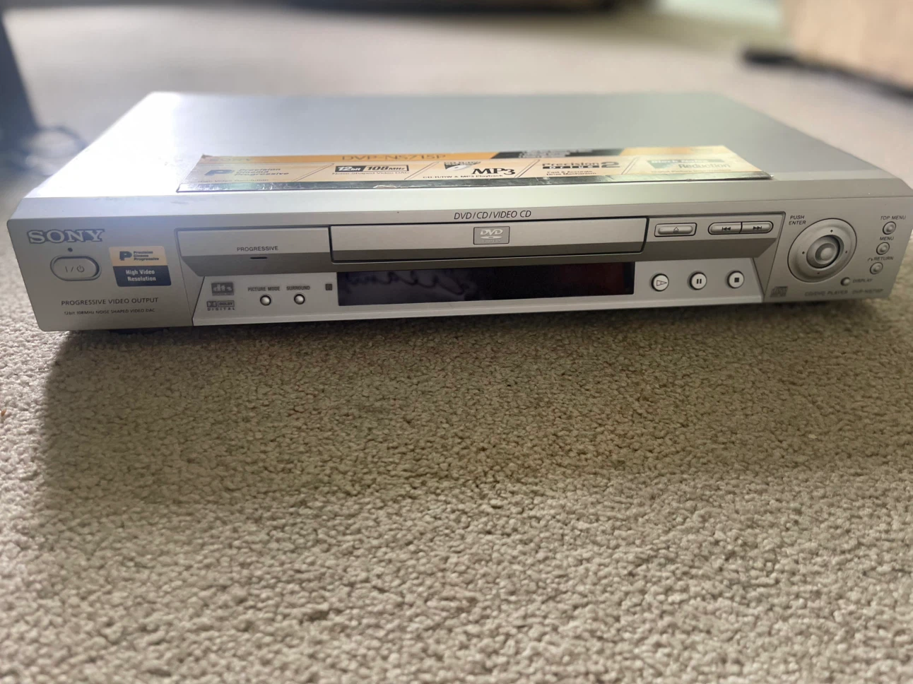 Sony DVP-NS715P Progressive Scan DVD Player