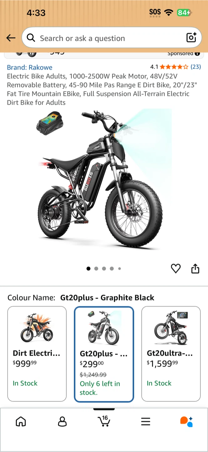 Trying to get money for a E bike