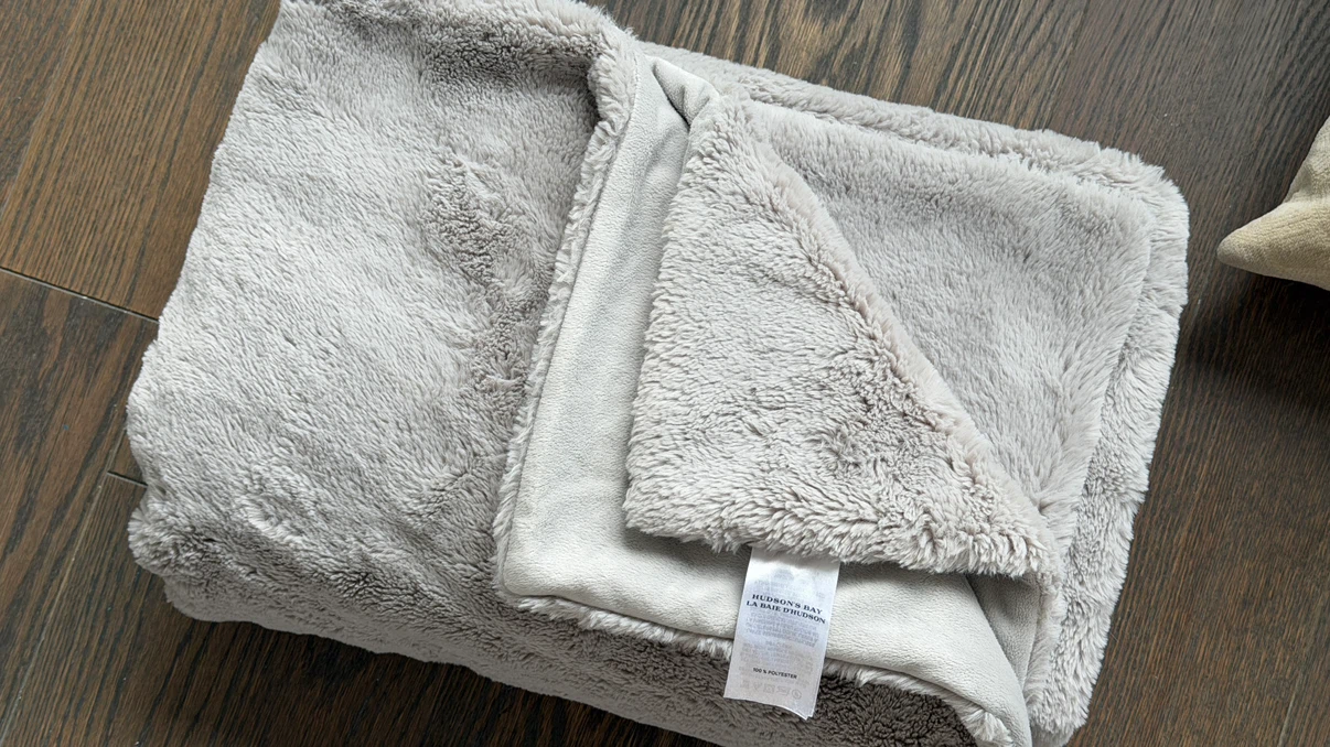 Hudson's Bay Plush Throw Blanket