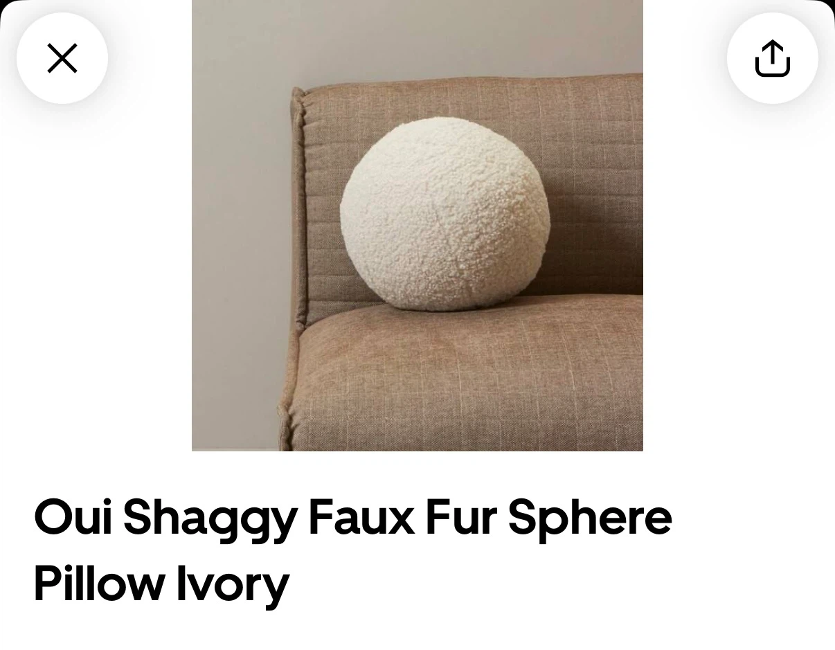 Round Throw Pillow