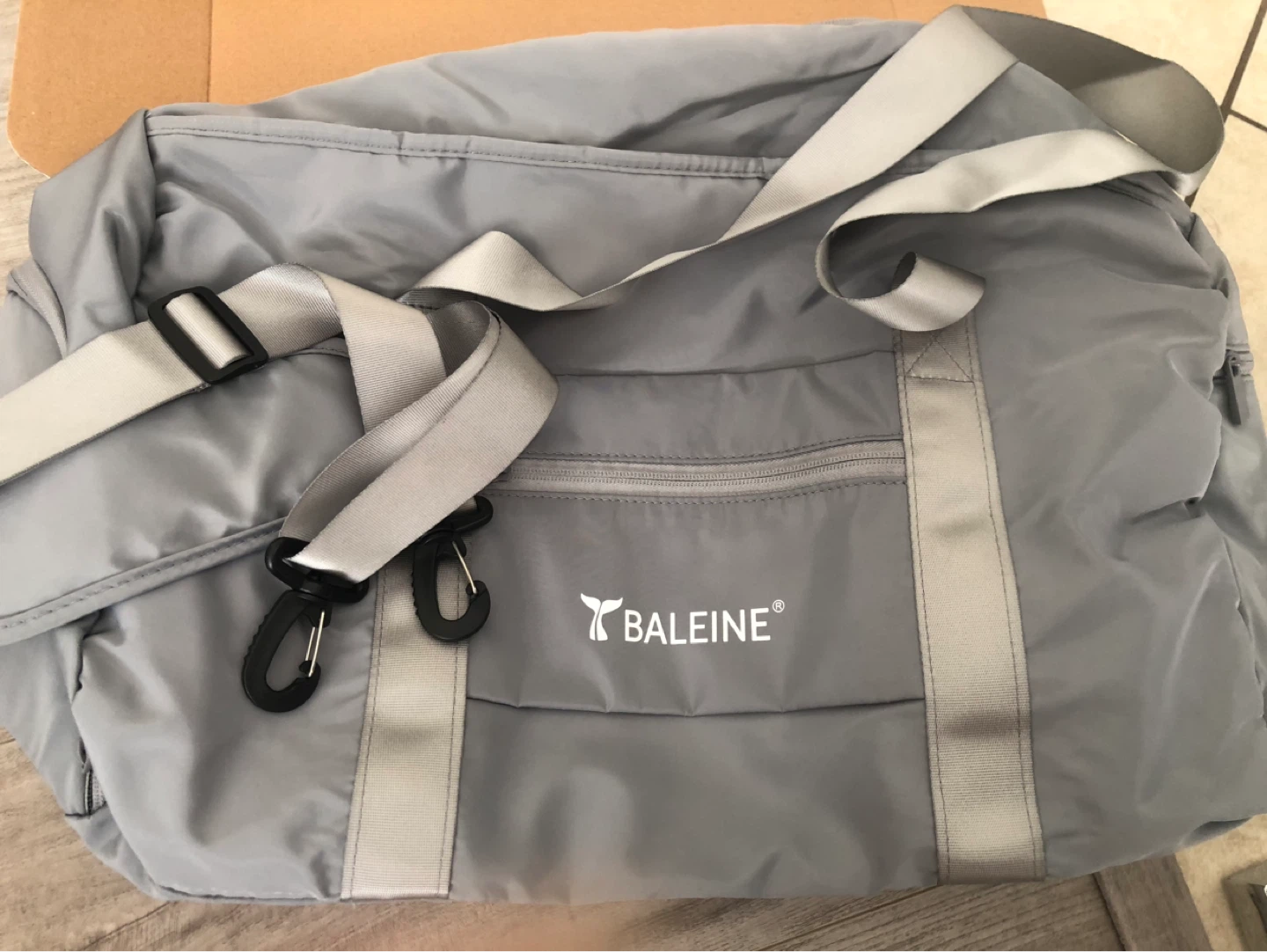 Baleine Sports Gym Bag Large Grey - photo 4