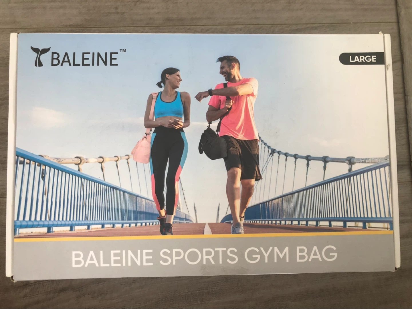 Baleine Sports Gym Bag Large Grey