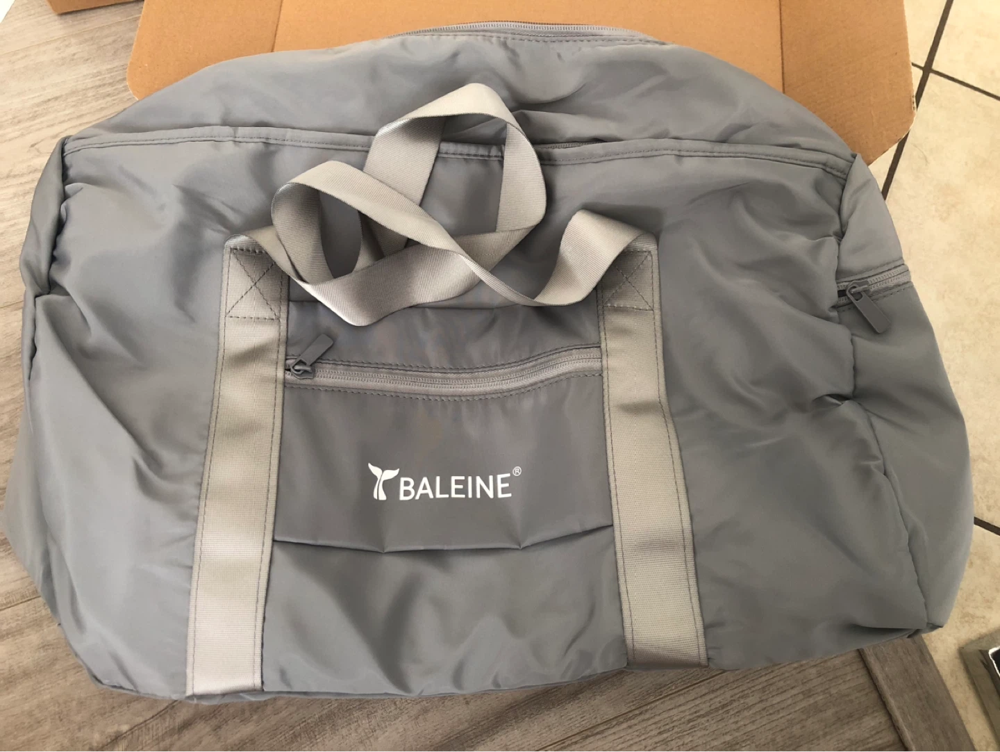 Baleine Sports Gym Bag Large Grey - photo 3