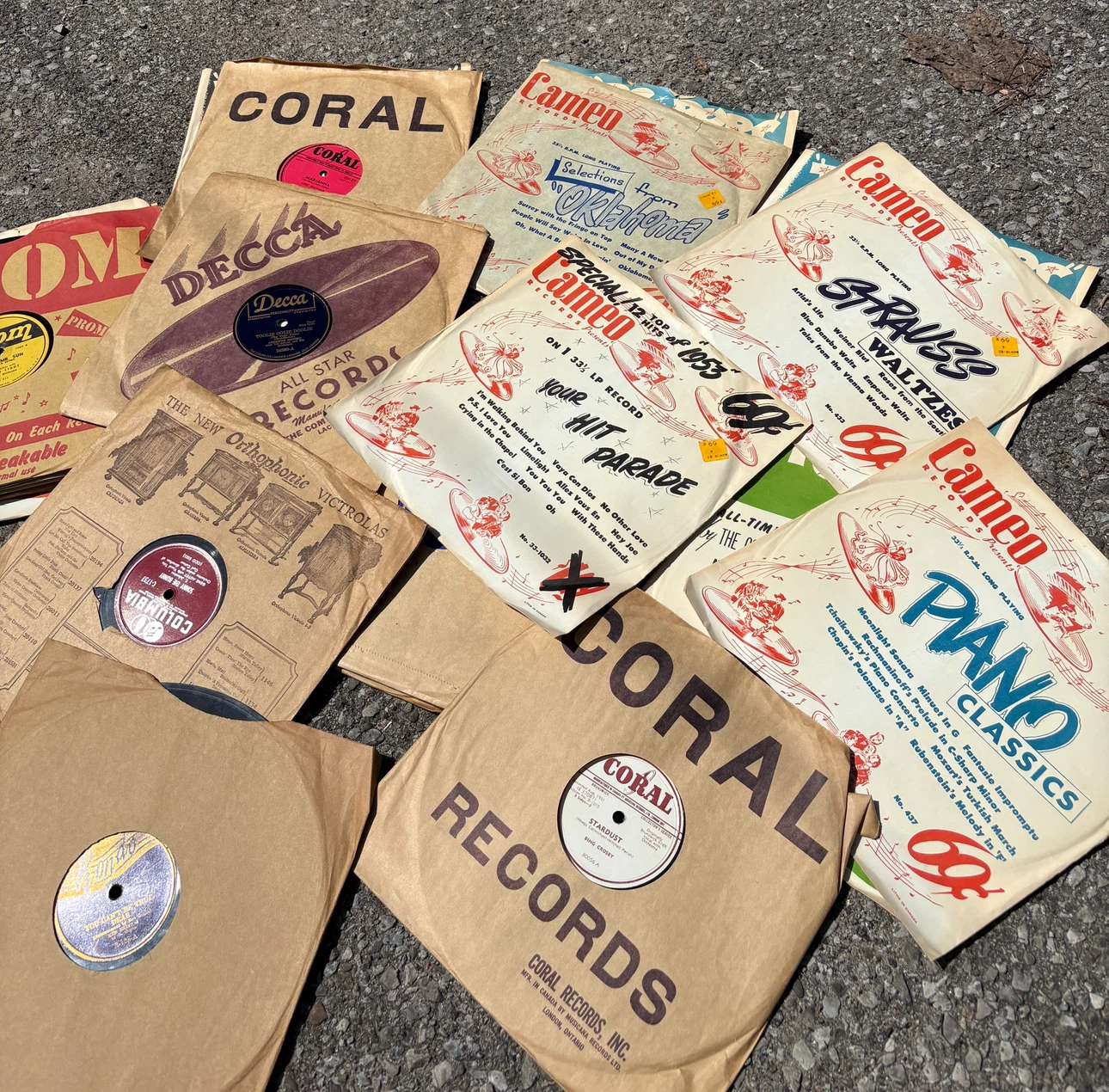 Vintage records - 78 rpm (LOT)