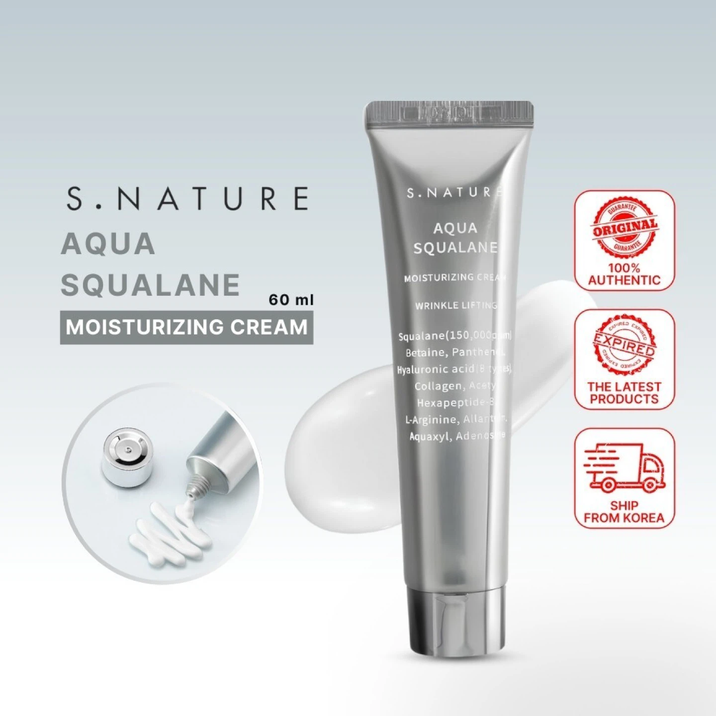 S. Nature Aqua Squalane Moisturizing Cream - photo 4