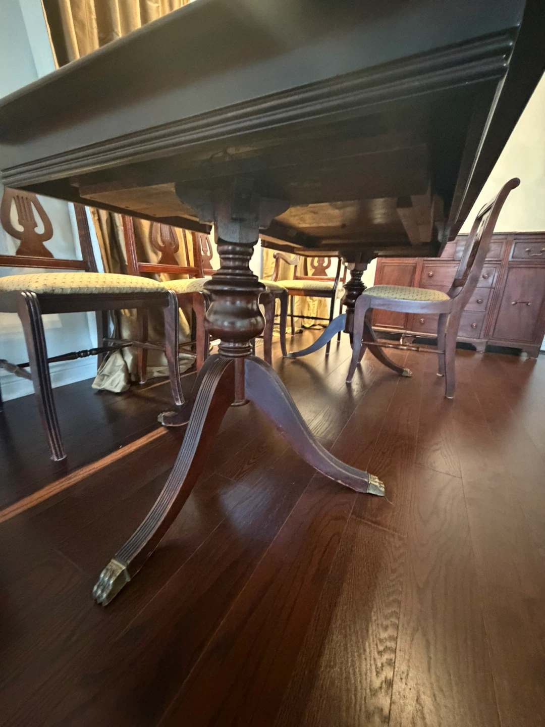 Wooden Dining Table with Chairs - photo 3