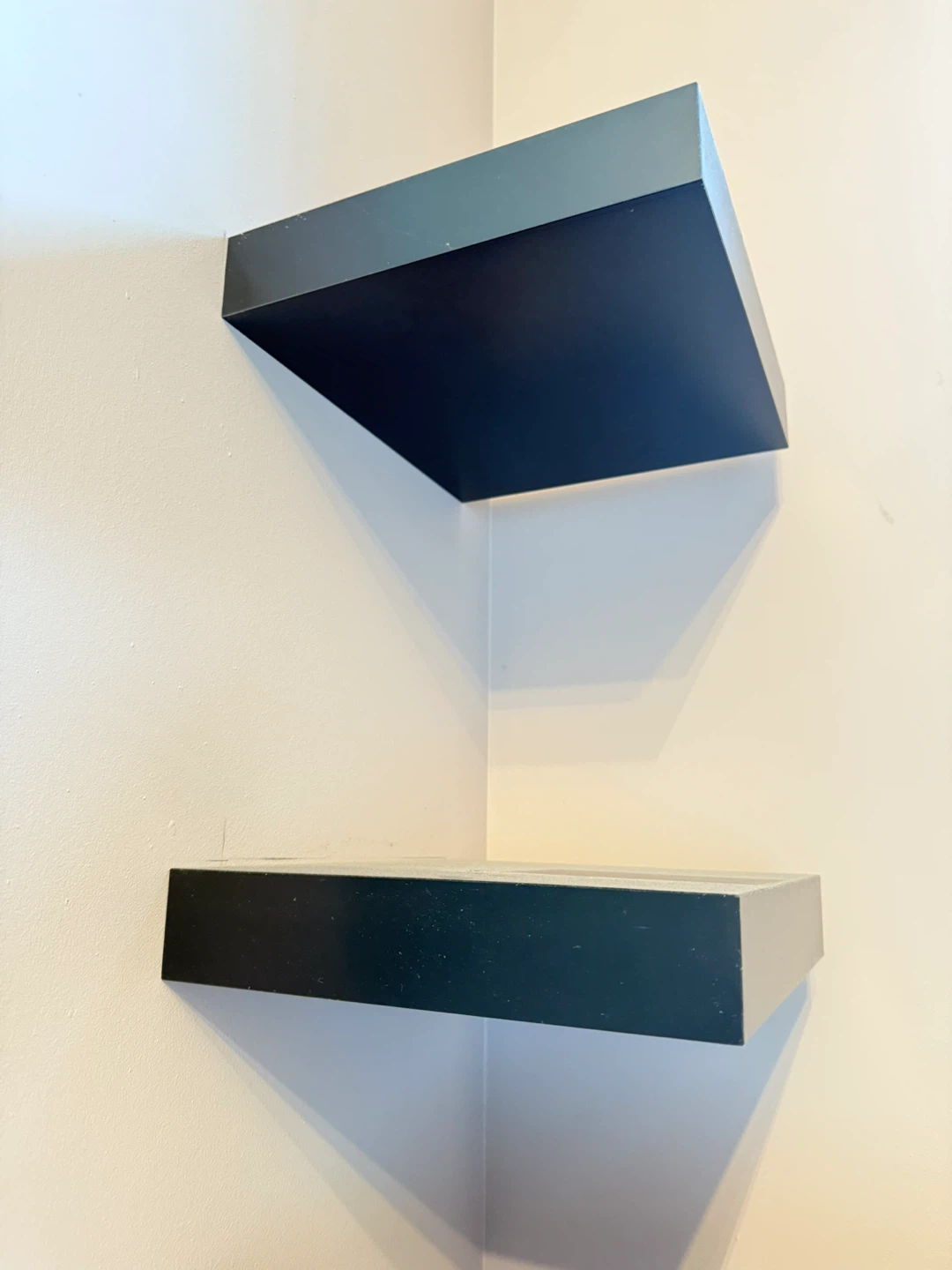 6 IKEA LACK Shelves (black colour)-Bundle in good condition