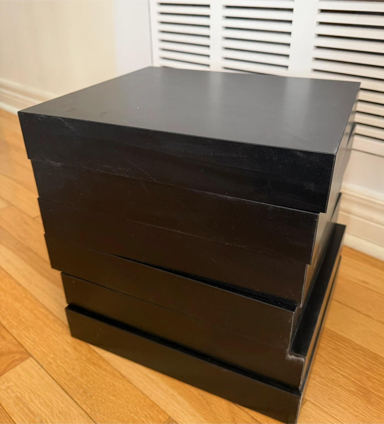 6 IKEA LACK Shelves (black colour)-Bundle in good condition - photo 2