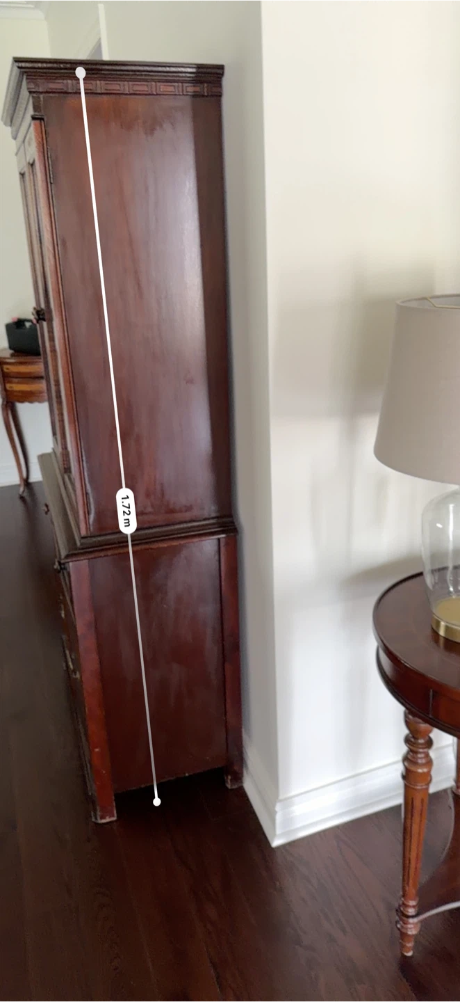Wooden Display Cabinet with Glass Doors - photo 5