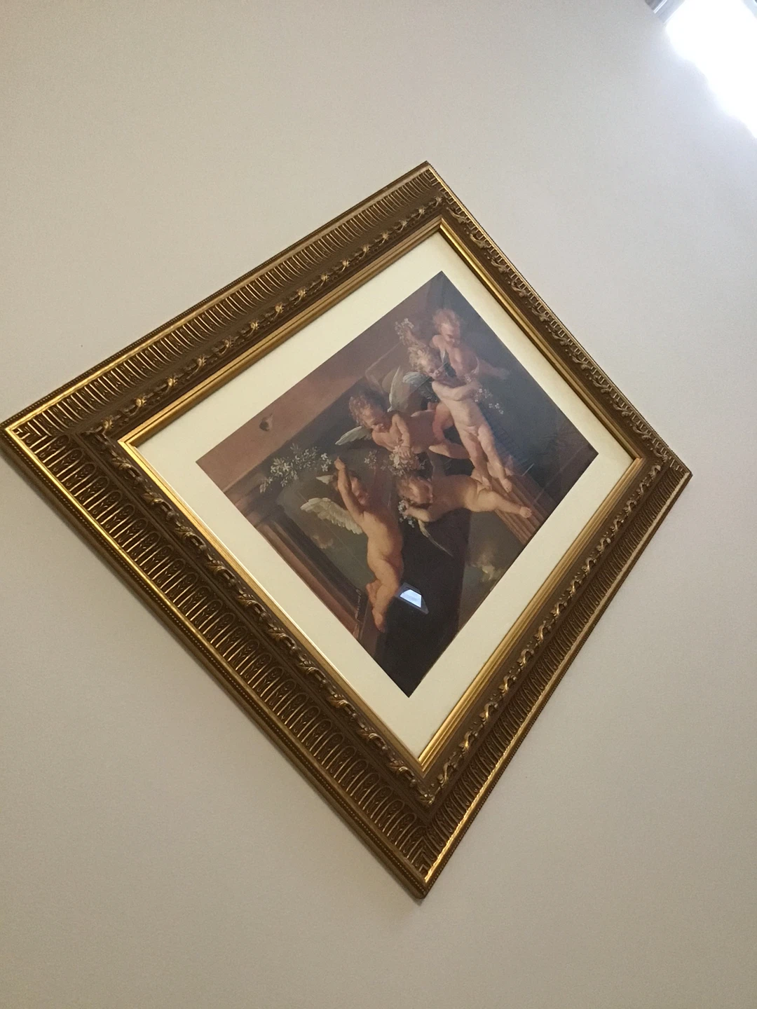 Framed Painting of Cherubs - photo 4