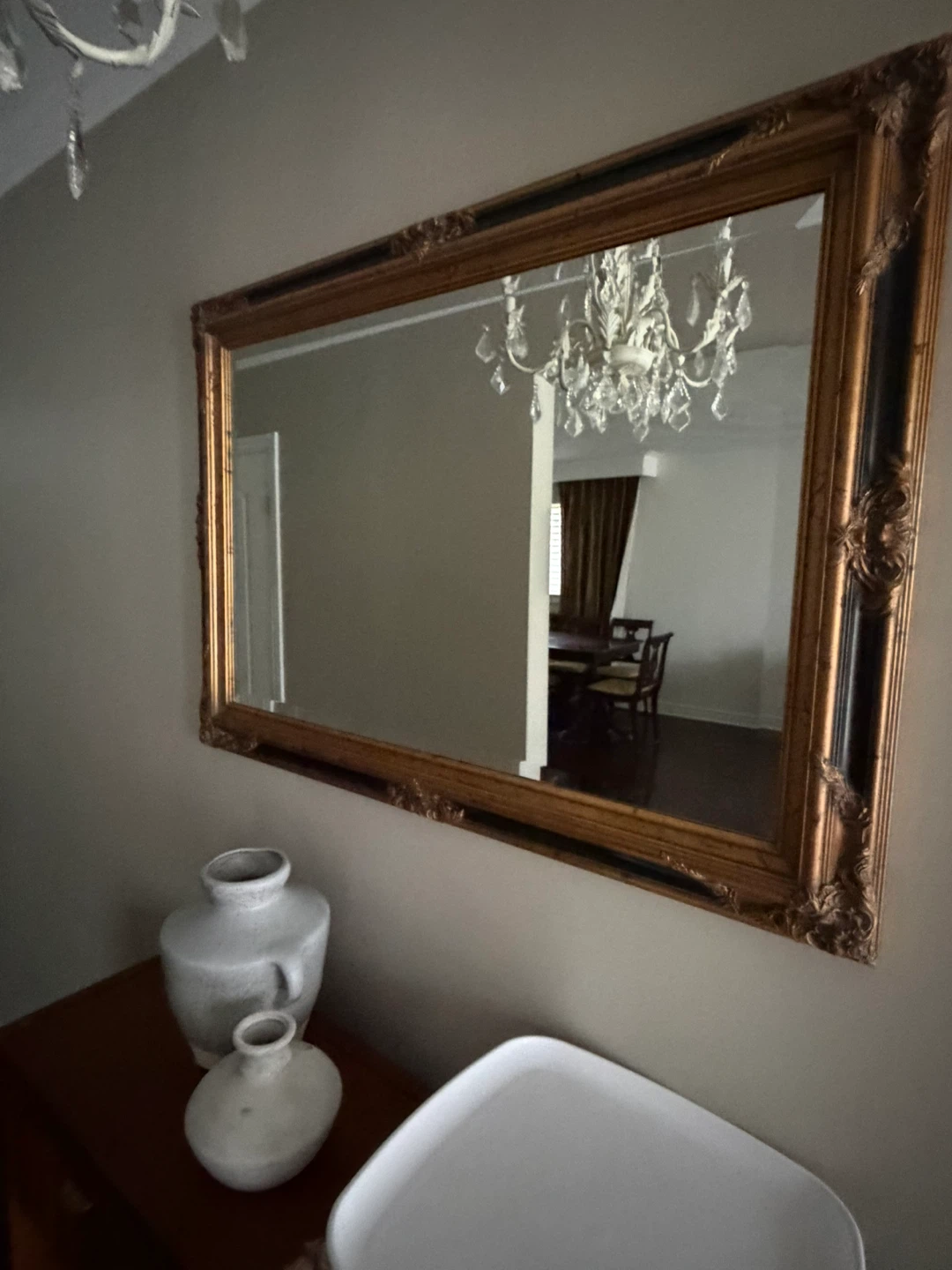 Ornate Gold Framed Mirror