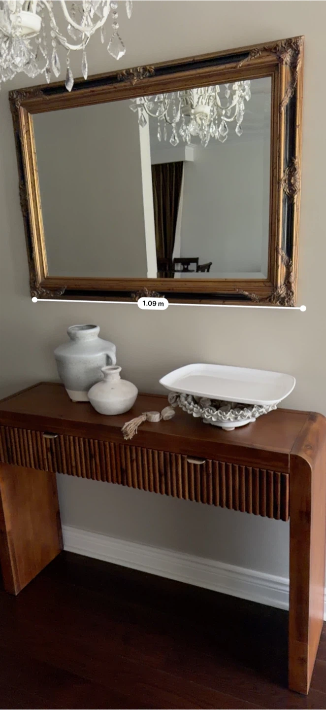 Ornate Gold Framed Mirror - photo 3
