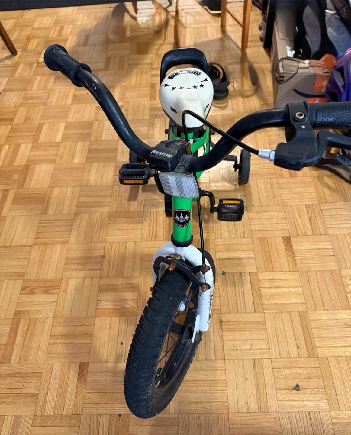 RoyalBaby Green Kids Bike with Training Wheels - photo 2