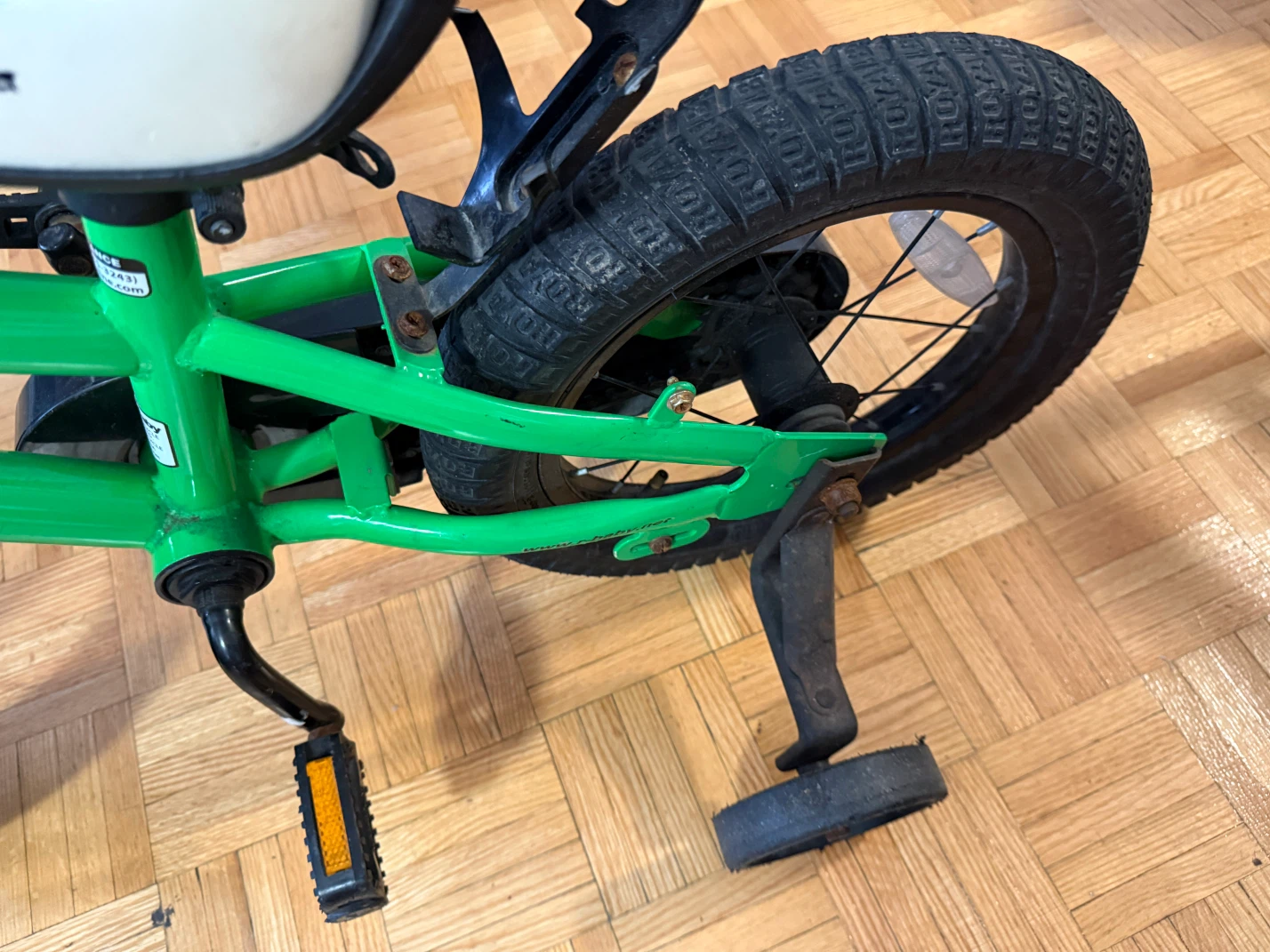 RoyalBaby Green Kids Bike with Training Wheels - photo 4