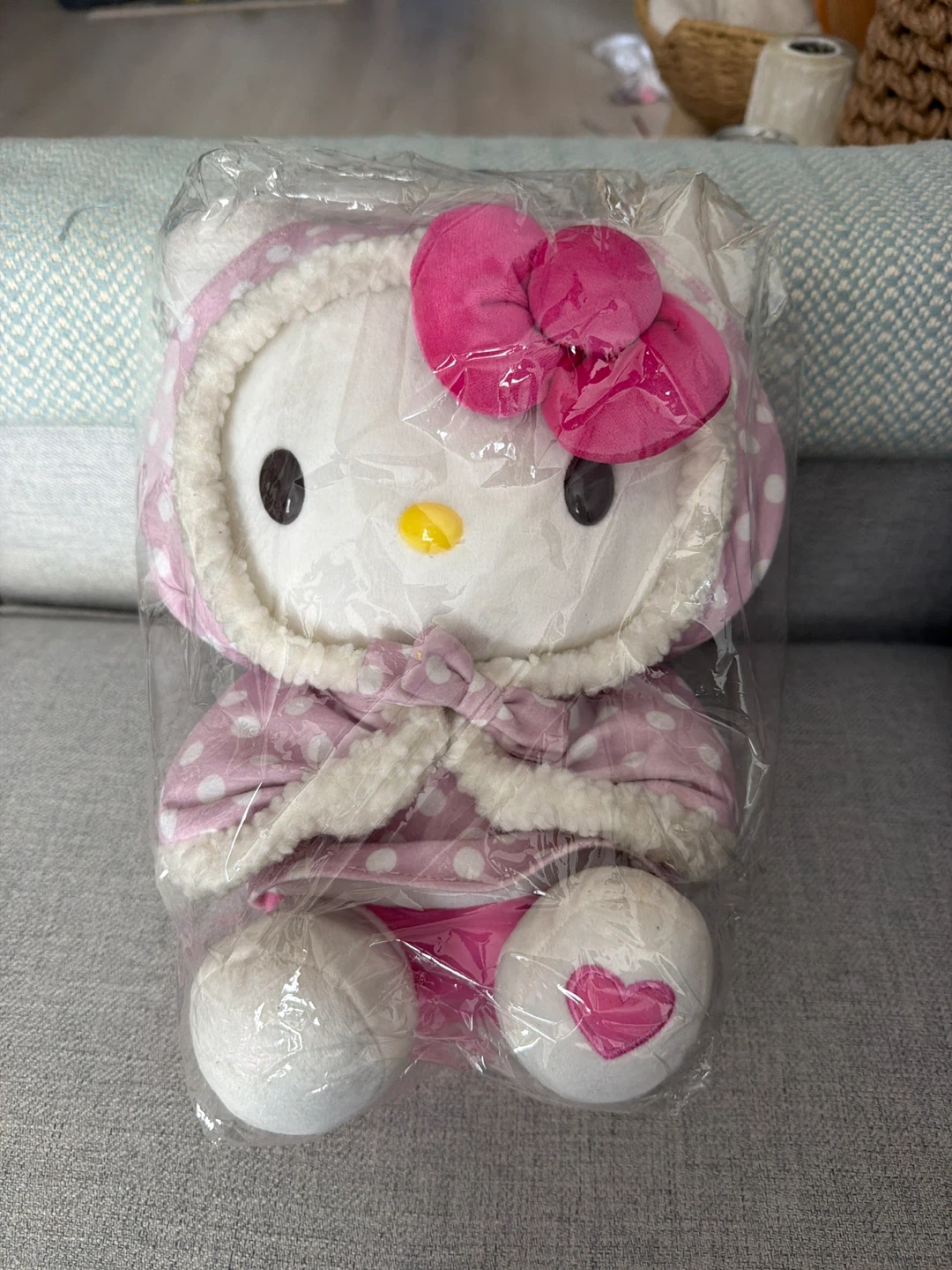 Hello kitty winter plush doll