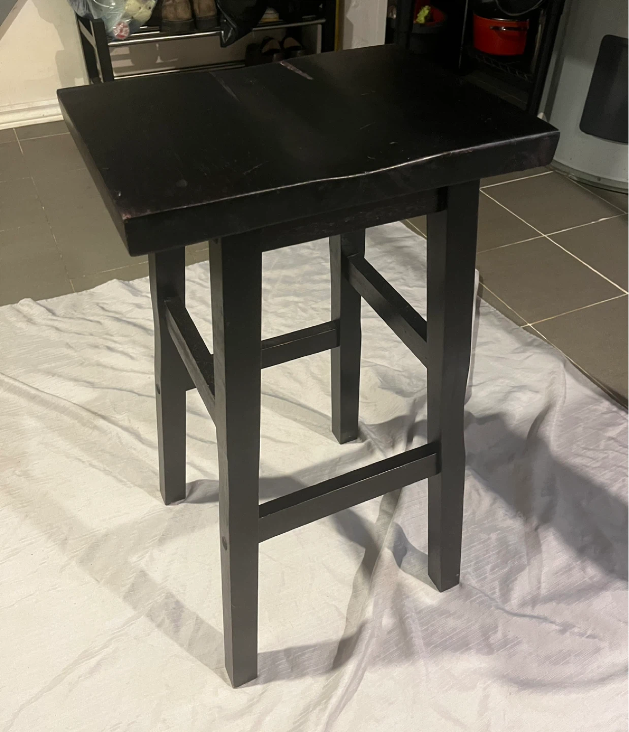 Wooden Stool - photo 2