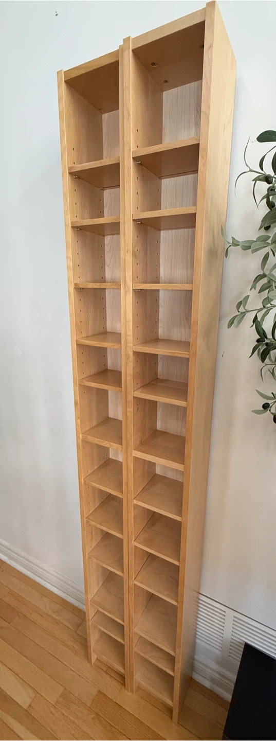 2 IKEA tall adjustable shelving units; bundle for the 2 units - photo 2