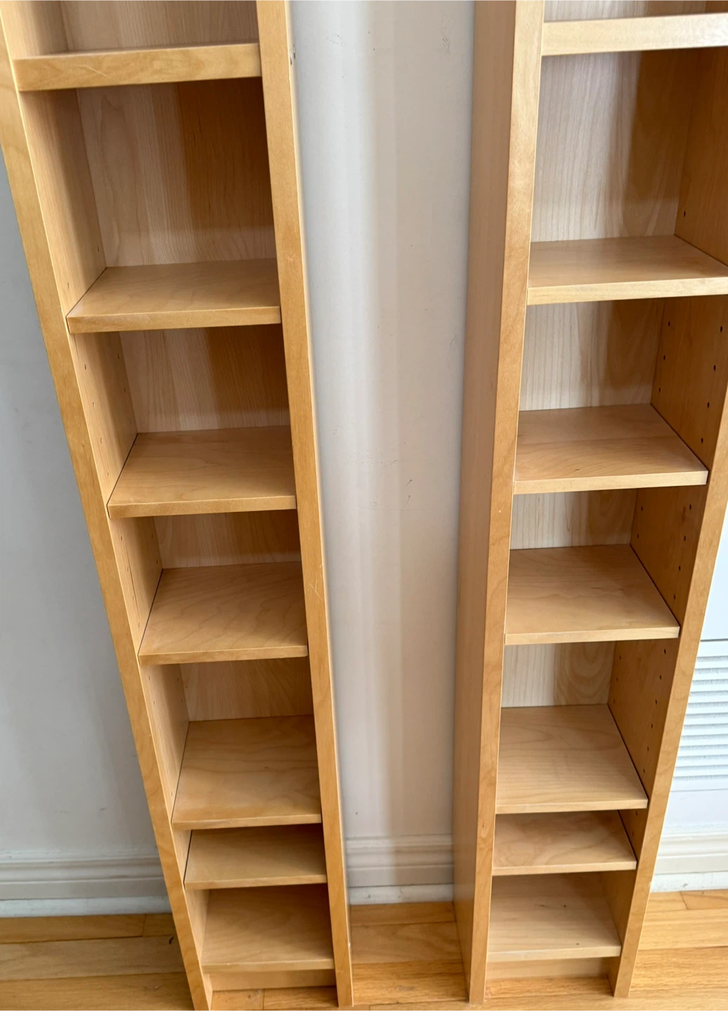 2 IKEA tall adjustable shelving units; bundle for the 2 units - photo 4