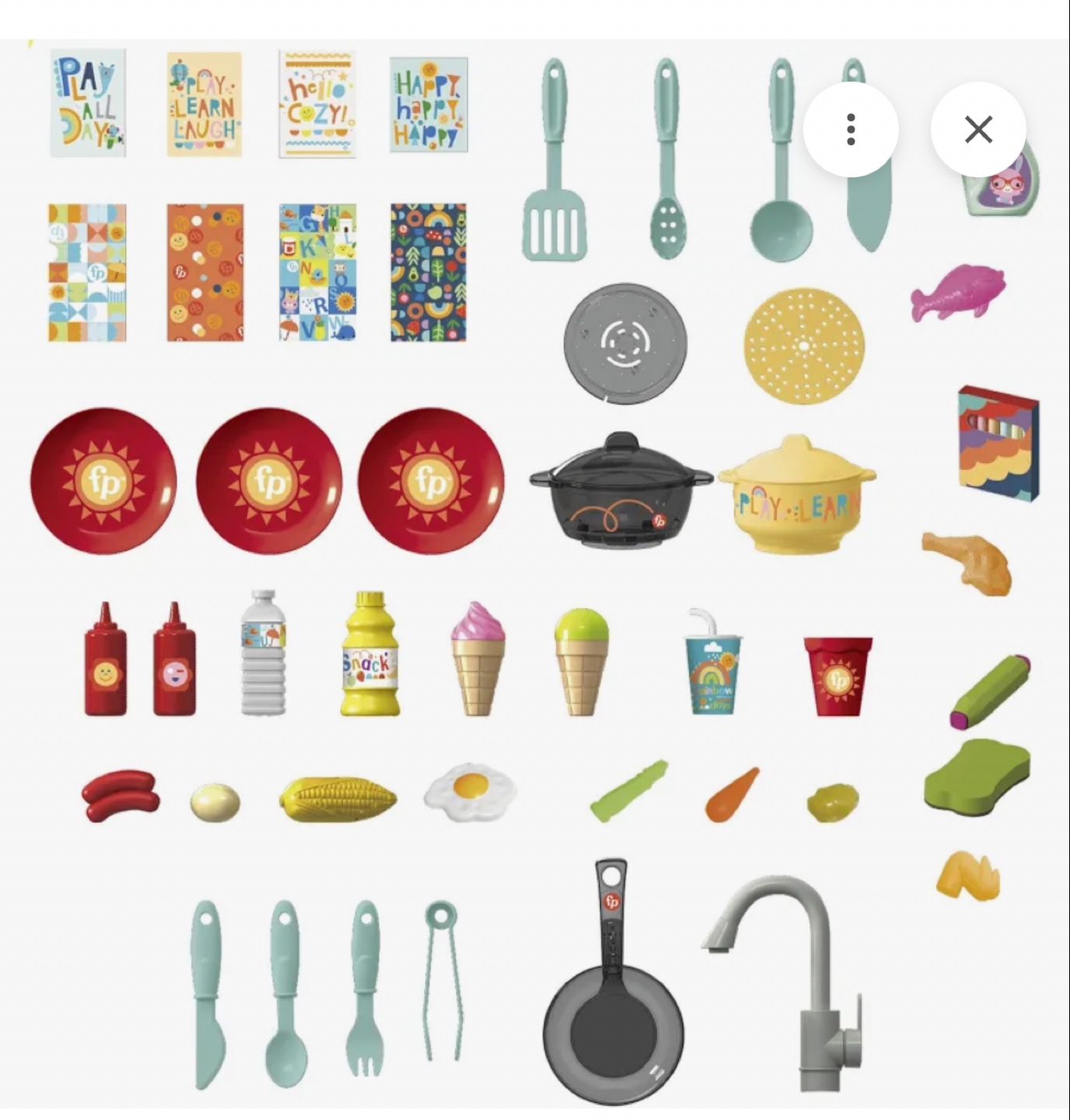 Fisher-Price Play Kitchen Playset 52 Accessories - photo 5