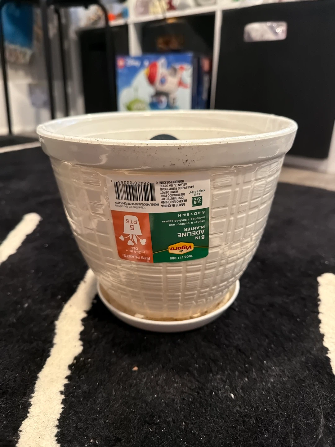 2 Vigoro Adeline Planter 8-inch White - photo 2