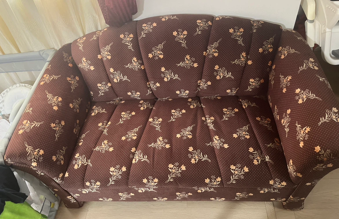 Floral Love-seat and accent chair
