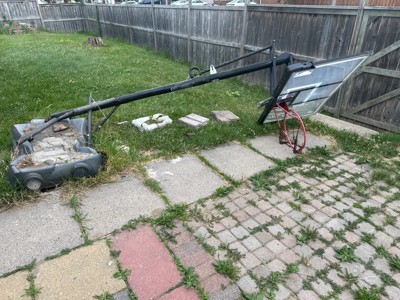 Basketball Hoop with Backboard and Rim