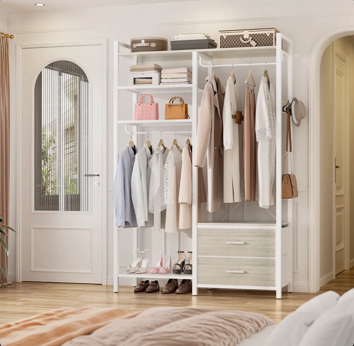 Brand new, just opened - Portable Closet With 2 Drawers