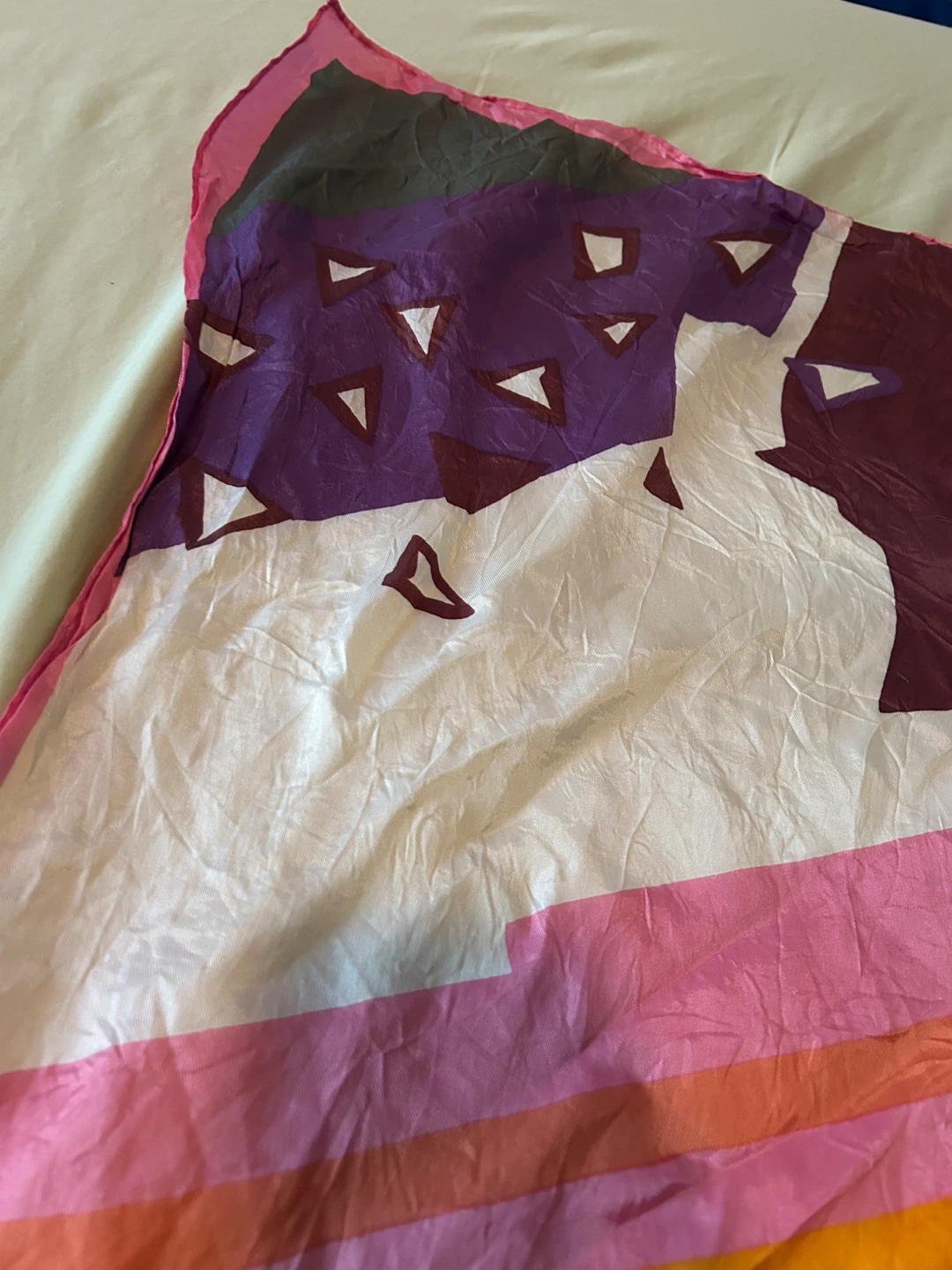 Vibrant Abstract Print Scarf - photo 2