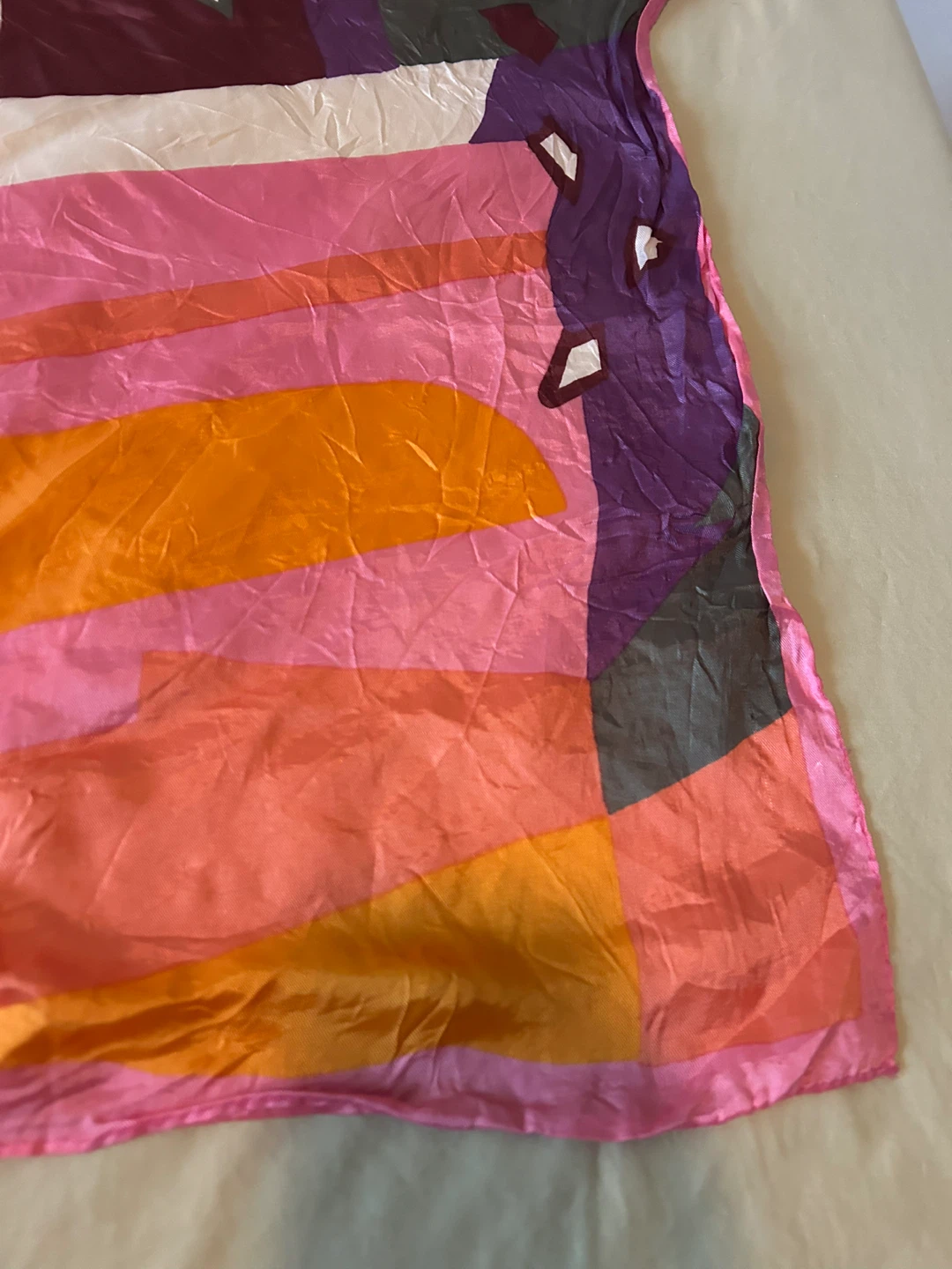 Vibrant Abstract Print Scarf - photo 5