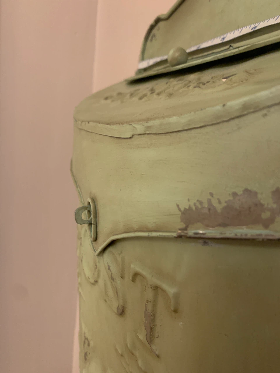 Decorative Green Metal "POST" Mailbox - photo 5