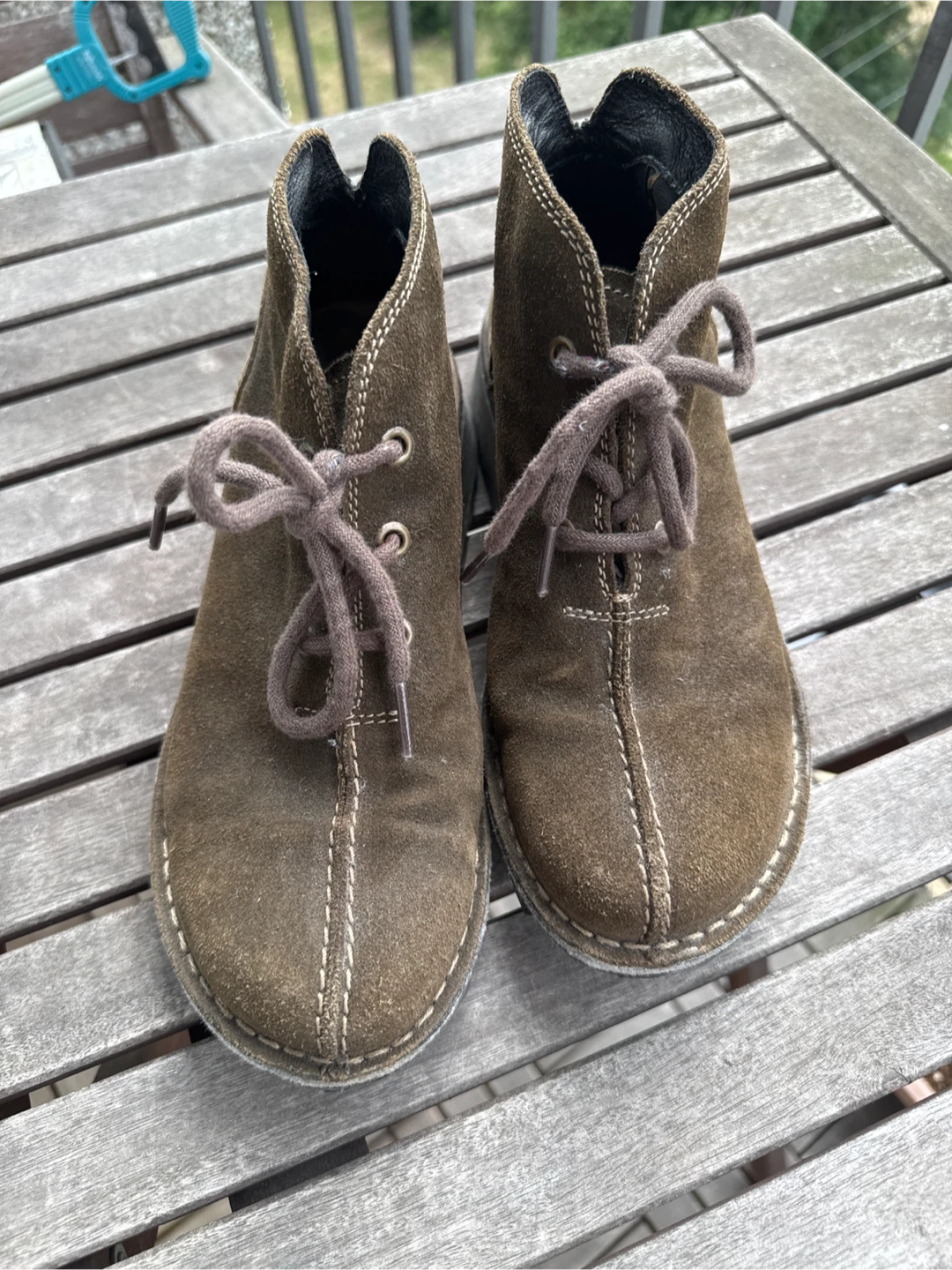 FLY LONDON Brown Suede Ankle Boots 38 snug fit - photo 2