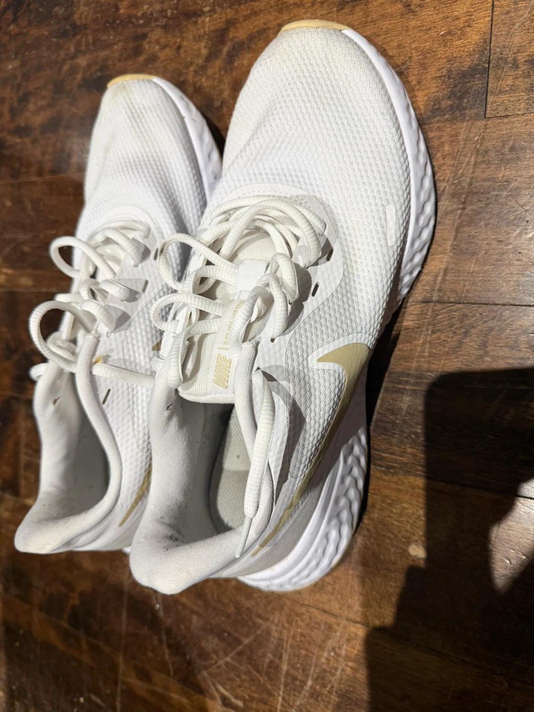 Nike Revolution 5 Running Shoes White/Gold - photo 2