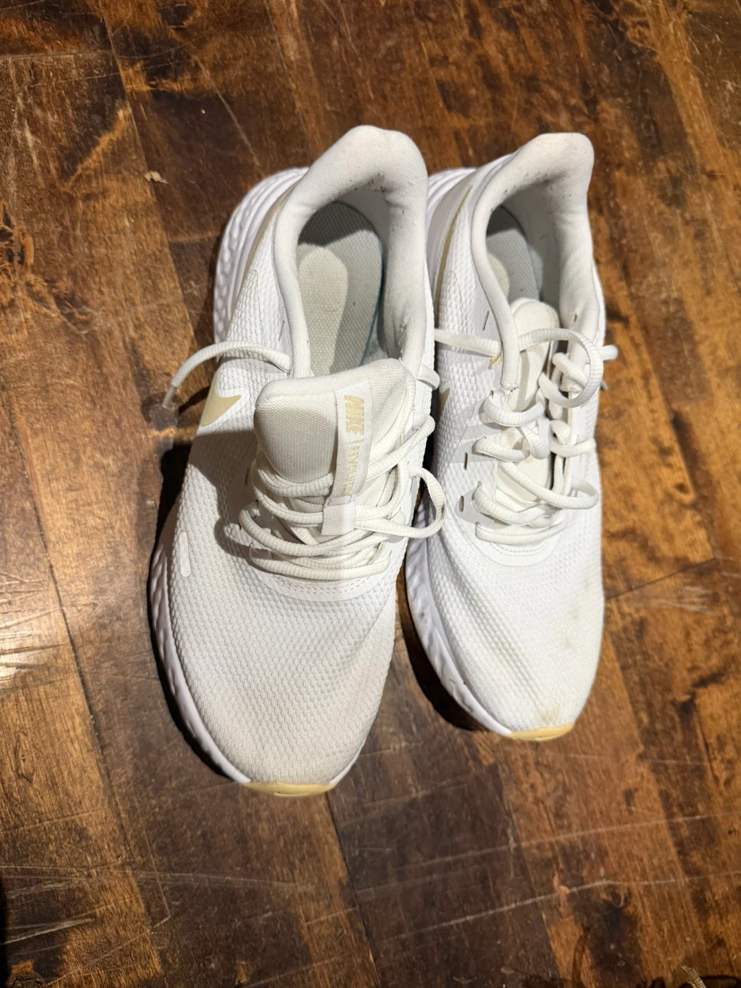 Nike Revolution 5 Running Shoes White/Gold - photo 4