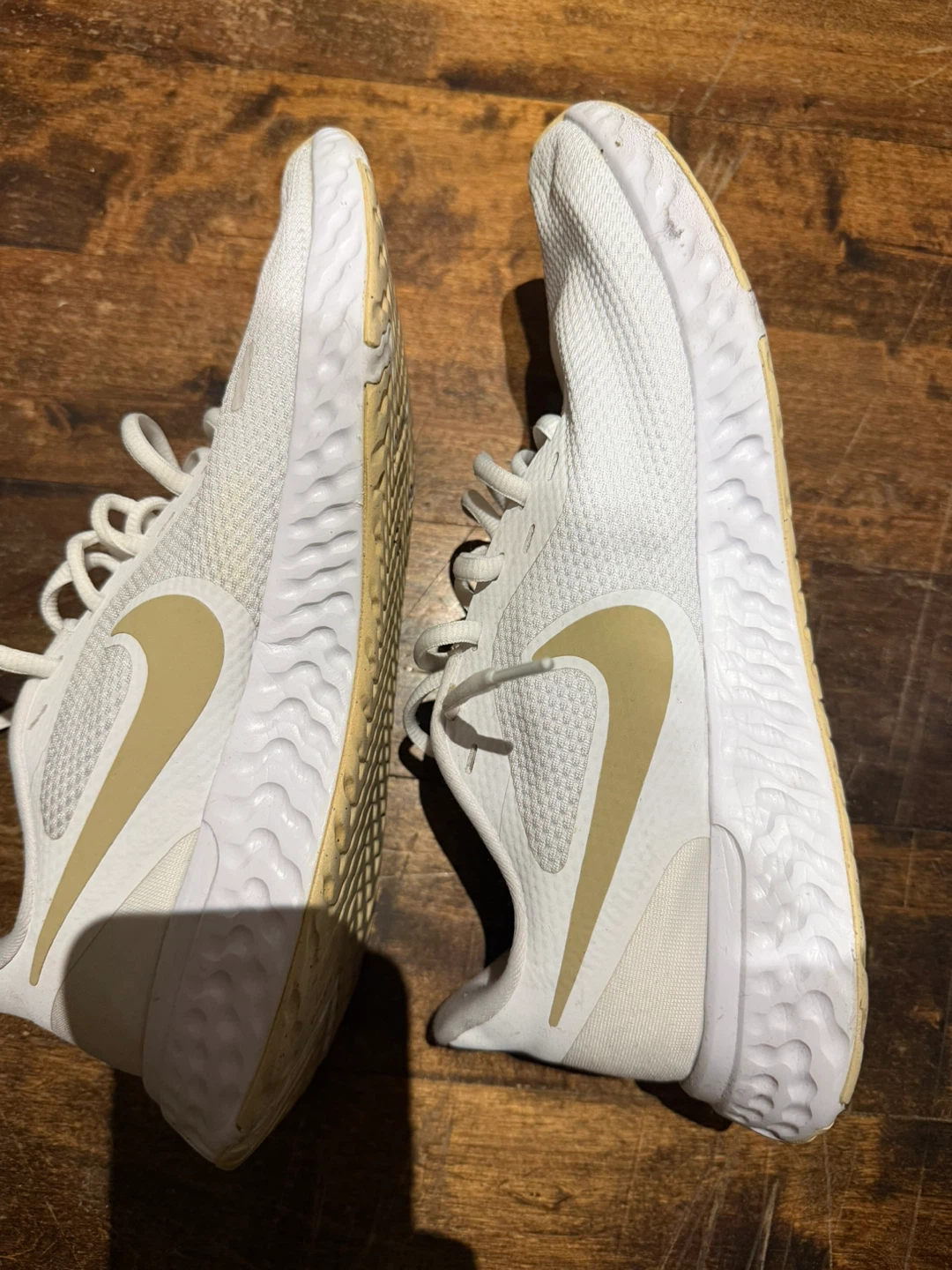 Nike Revolution 5 Running Shoes White/Gold - photo 5