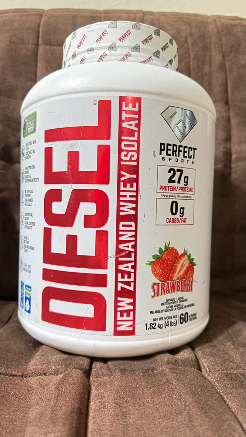 Perfect Sports Diesel New Zealand Whey Isolate Strawberry 1.82kg