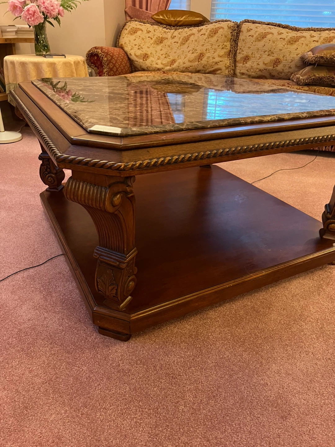 Luxury tea table in living room