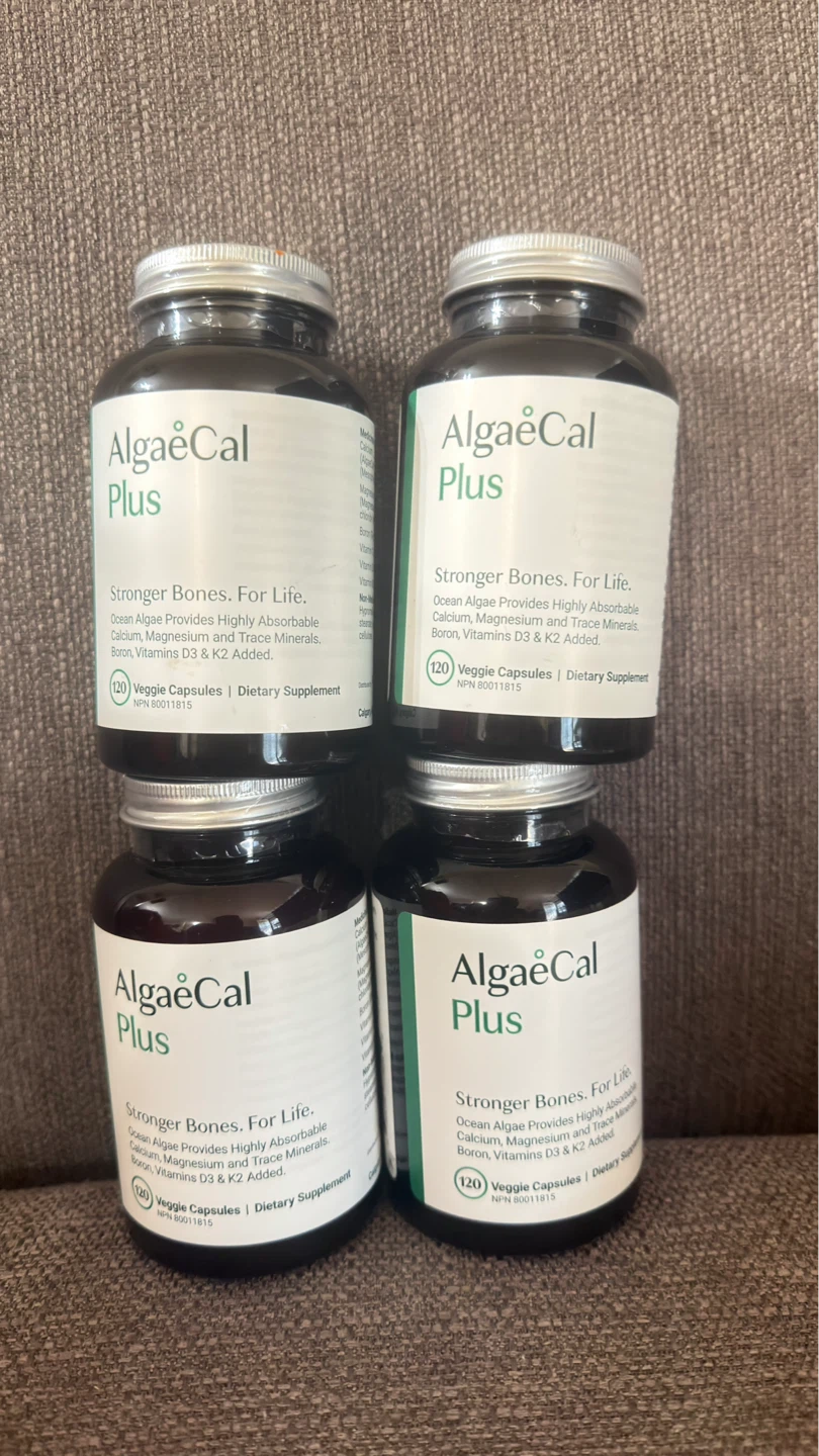AlgaeCal Plus Veggie Capsules - 4 Bottles