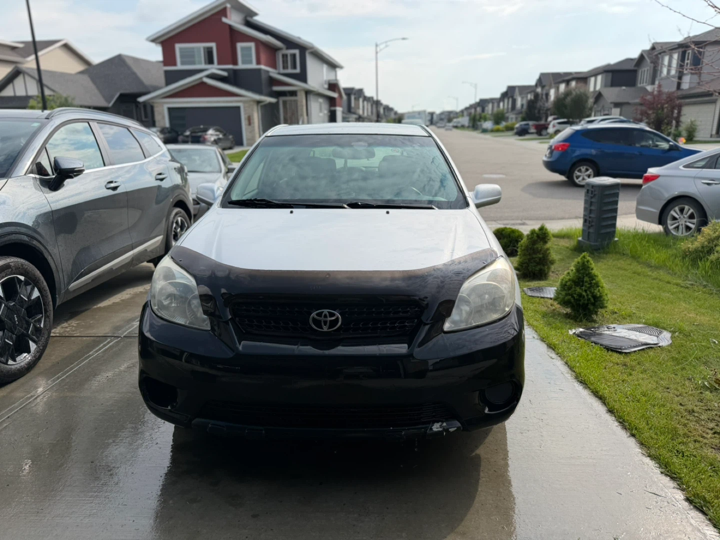 Silver Toyota Matrix