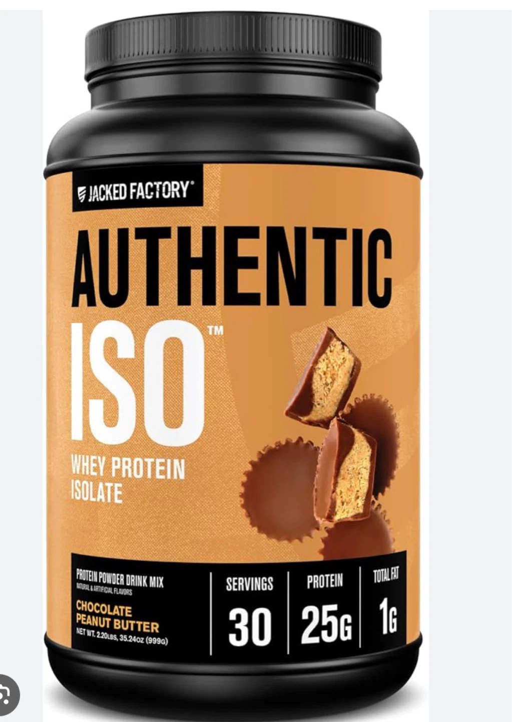 Jacked Factory Authentic ISO Whey Protein Isolate