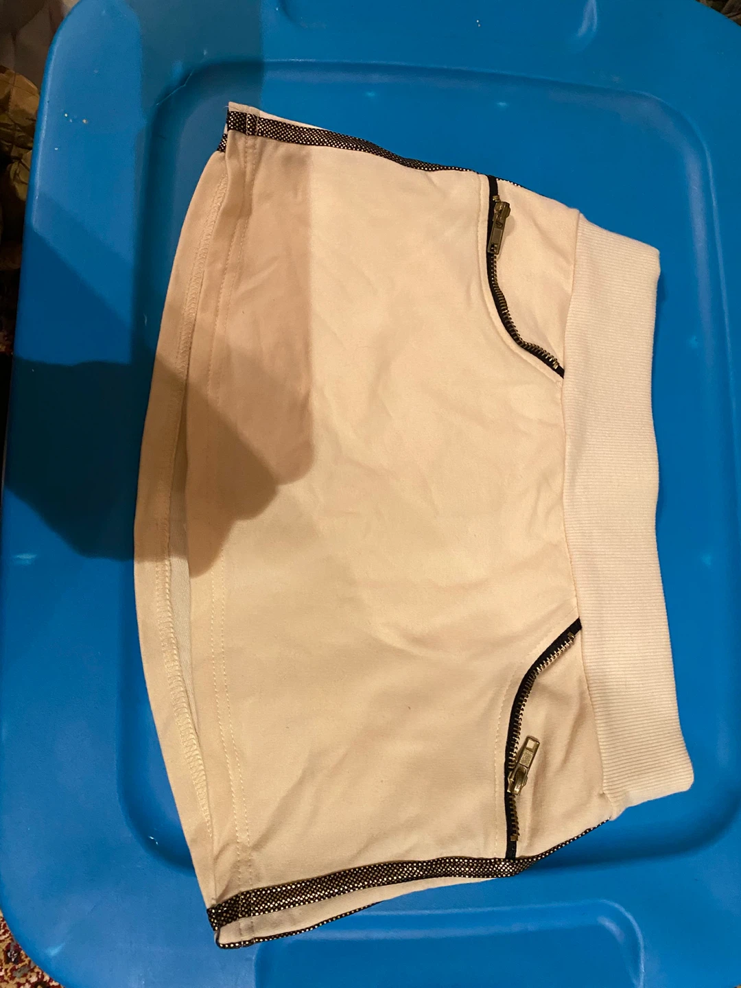 Cream Skull Graphic Mini Skirt - photo 2