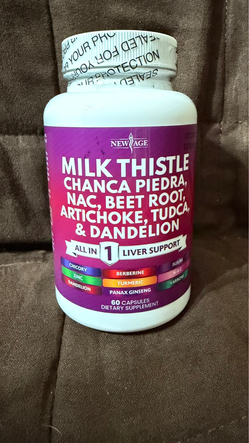 NEW AGE Milk Thistle Liver Support 60 Capsules