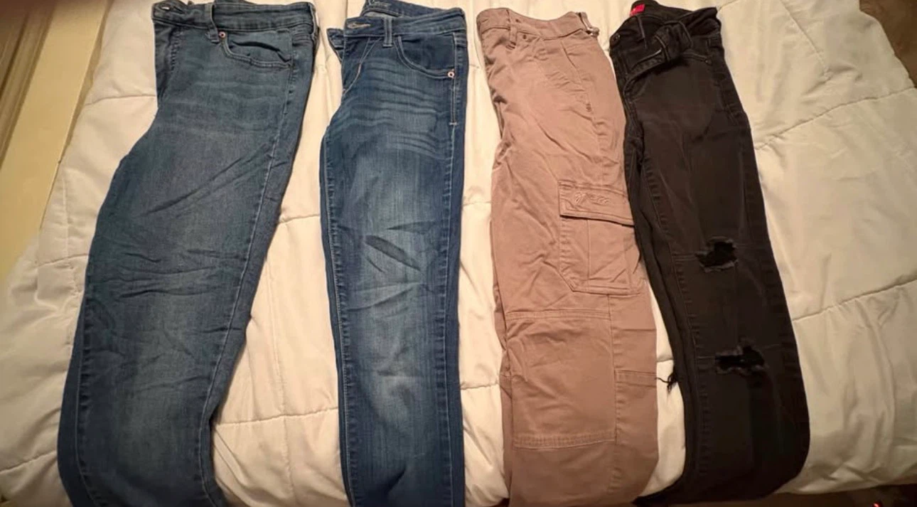 Four pairs of women's pants