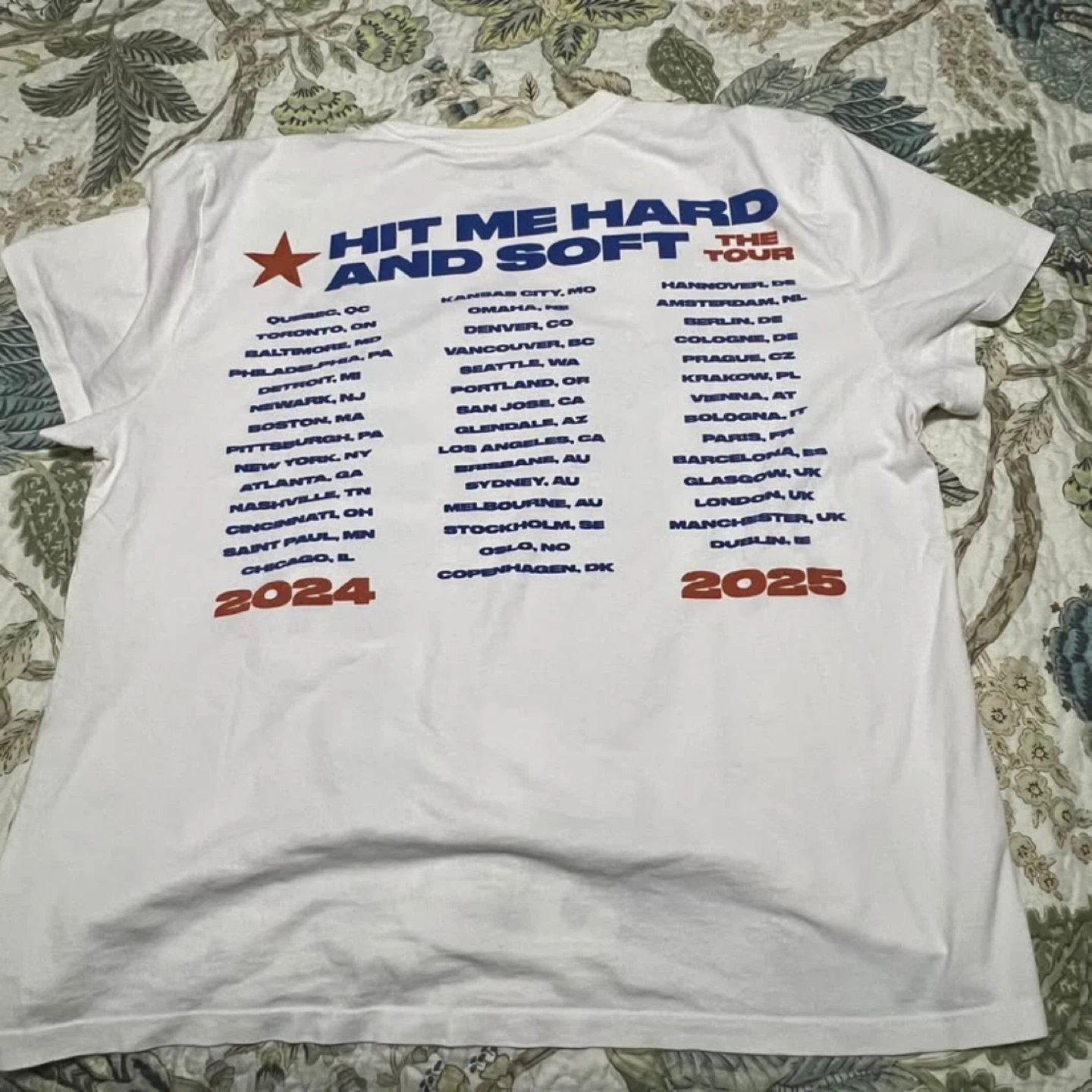 Hit Me Hard & Soft Tour Shirt Billie Eilish - photo 2