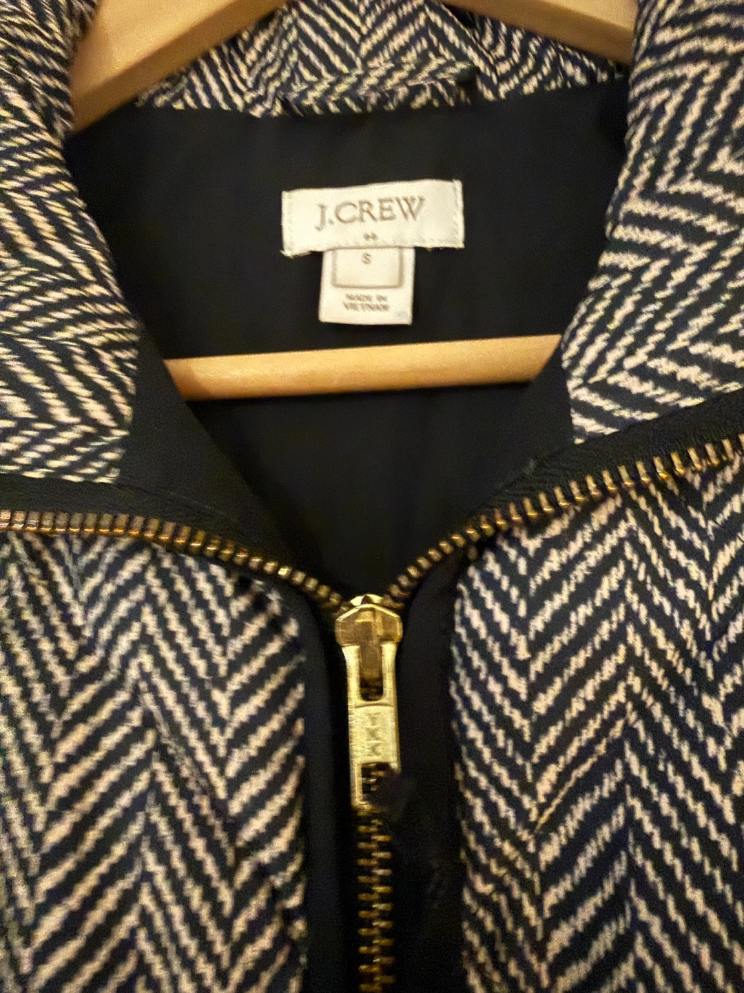 J. Crew Vest Size S Herringbone Pattern - photo 2