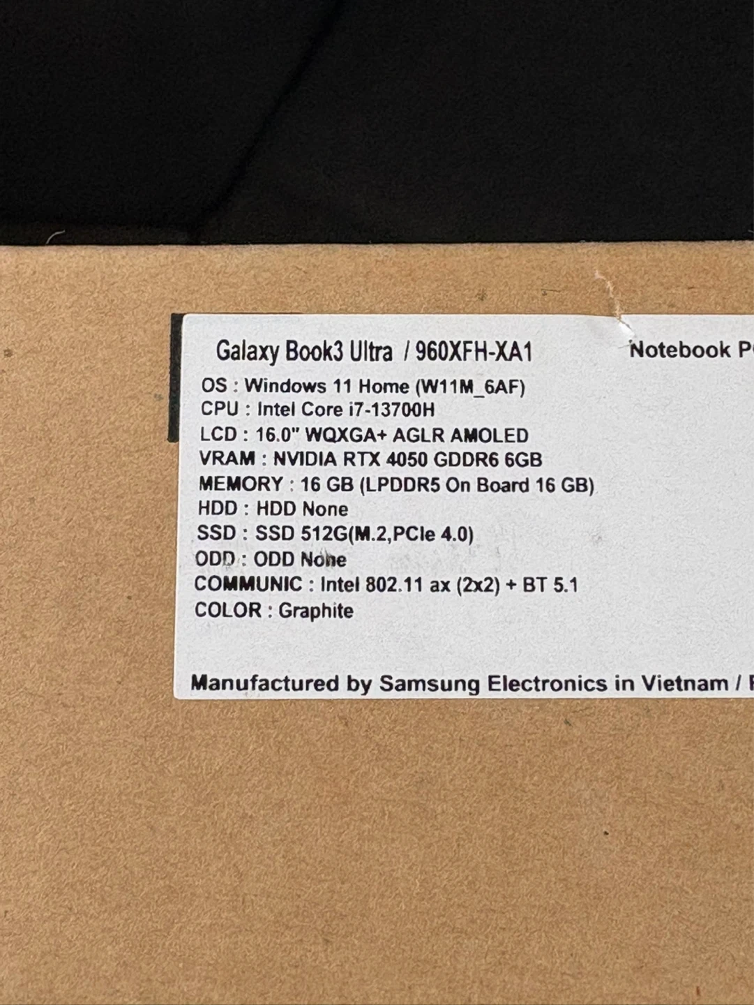 Samsung Galaxy Book3 Ultra 16" Laptop - photo 3