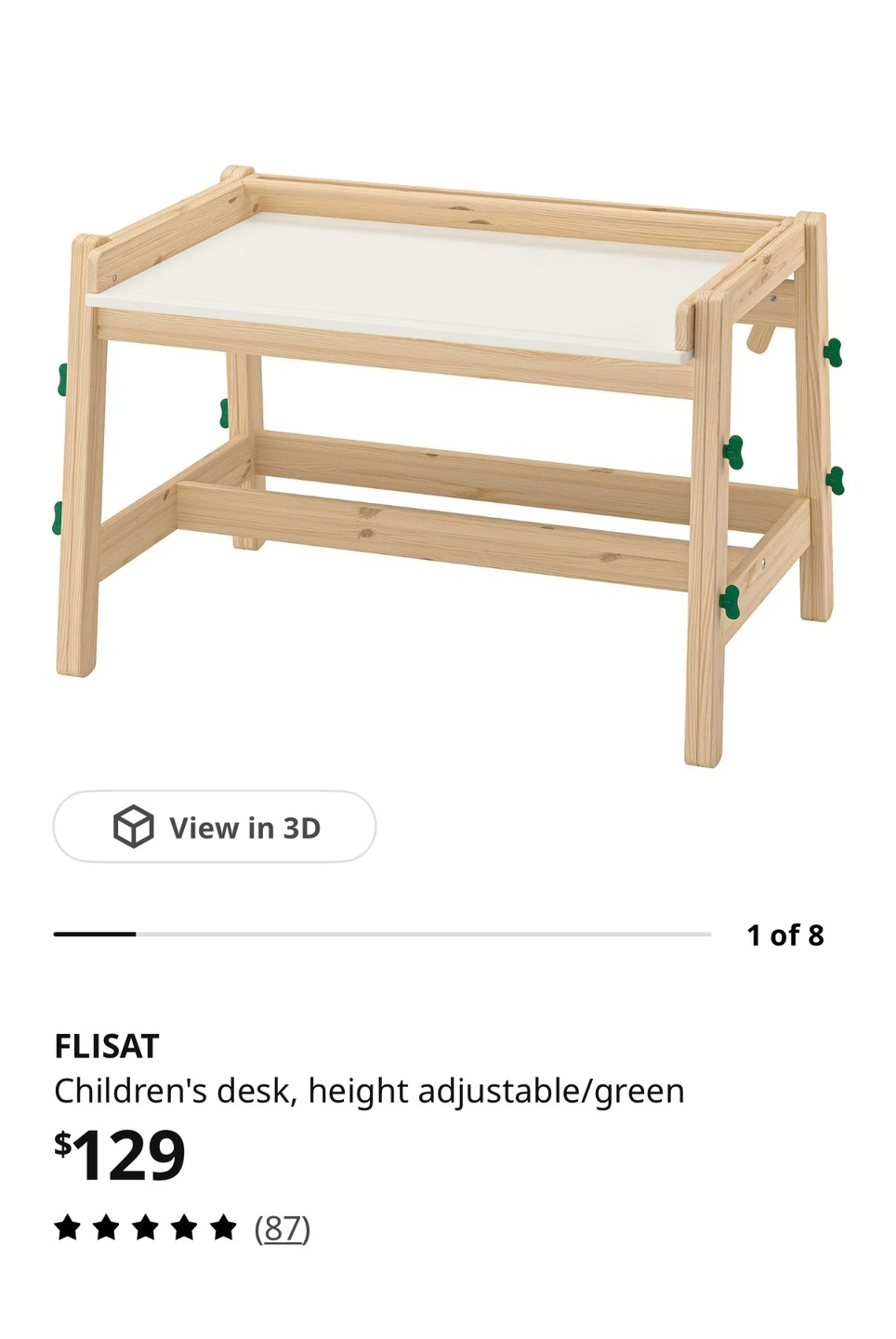 IKEA children’s desk with chair - photo 4