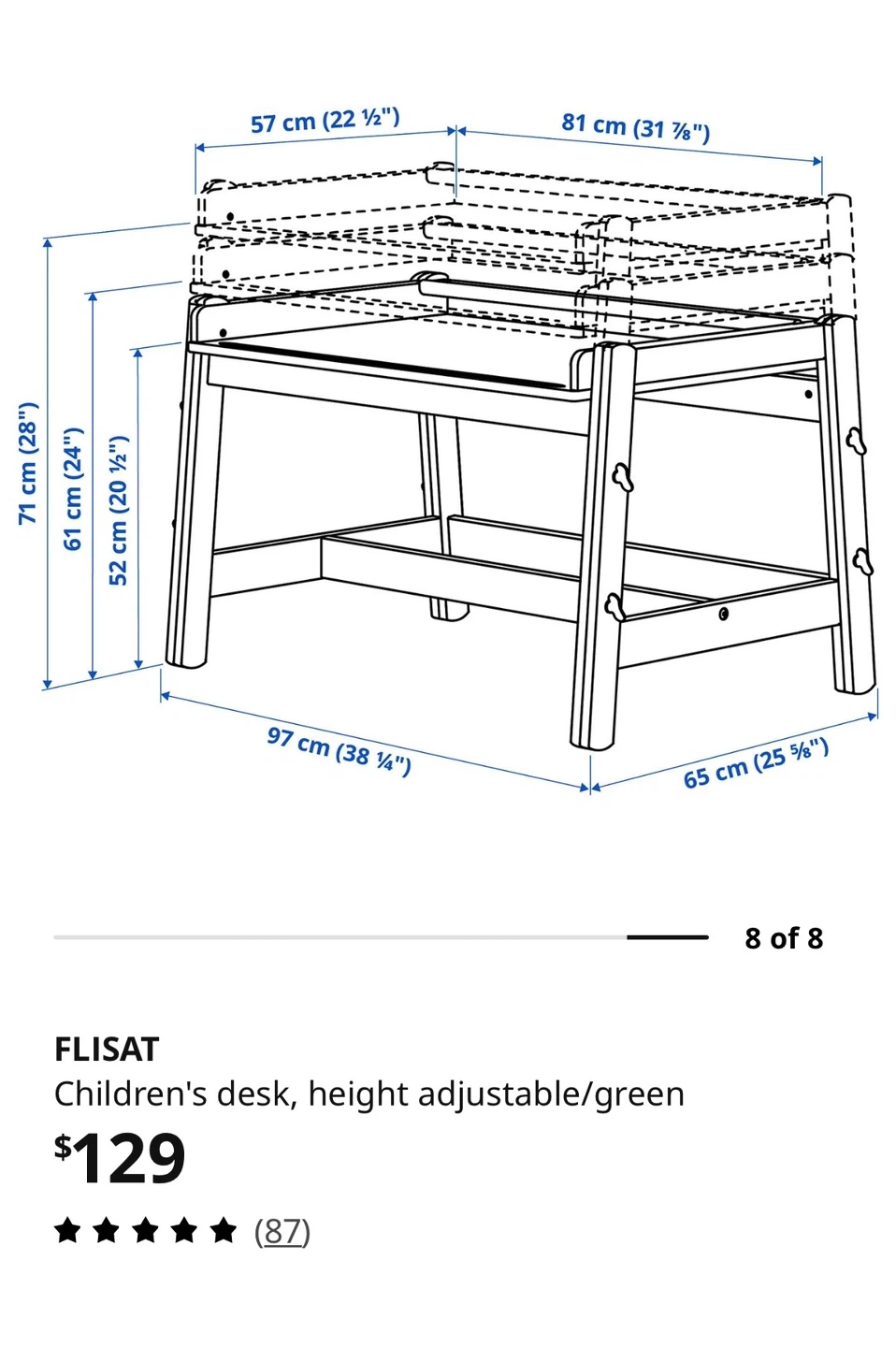 IKEA children’s desk with chair - photo 5