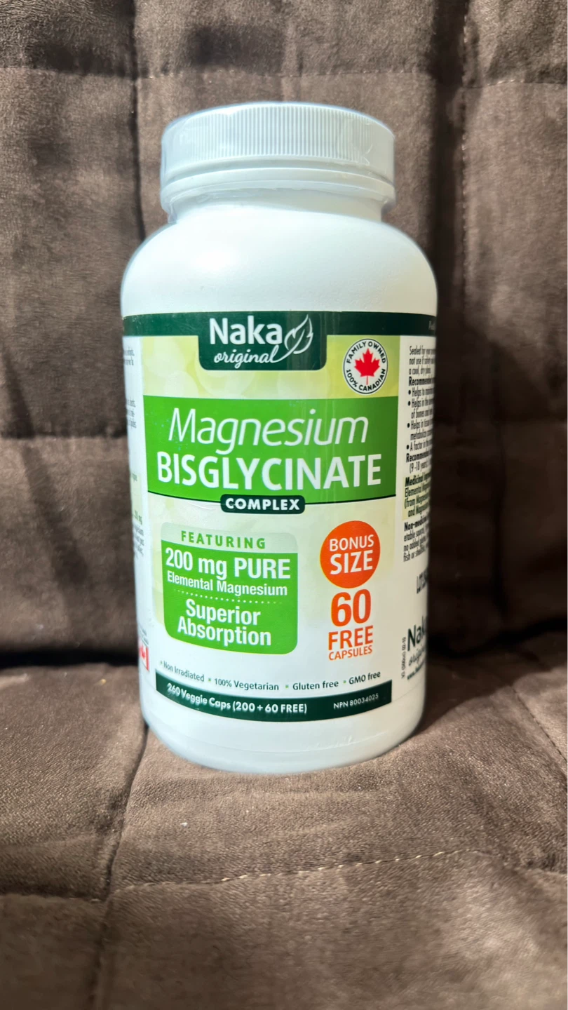 Naka Original Magnesium Bisglycinate Complex - 260 Veggie Caps