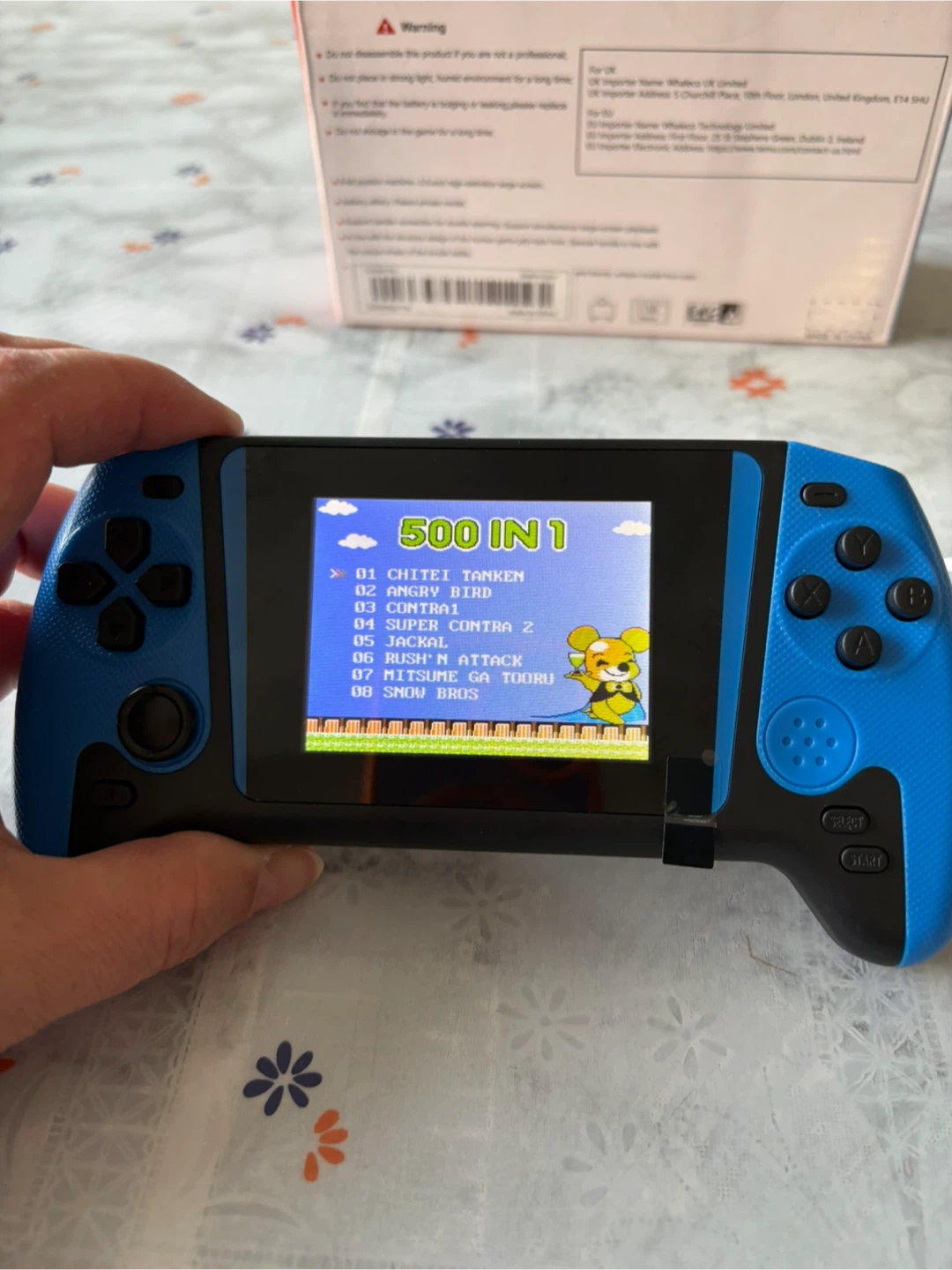 Retro FC G2 Handheld Game Console – 500 Built-in Games - photo 3
