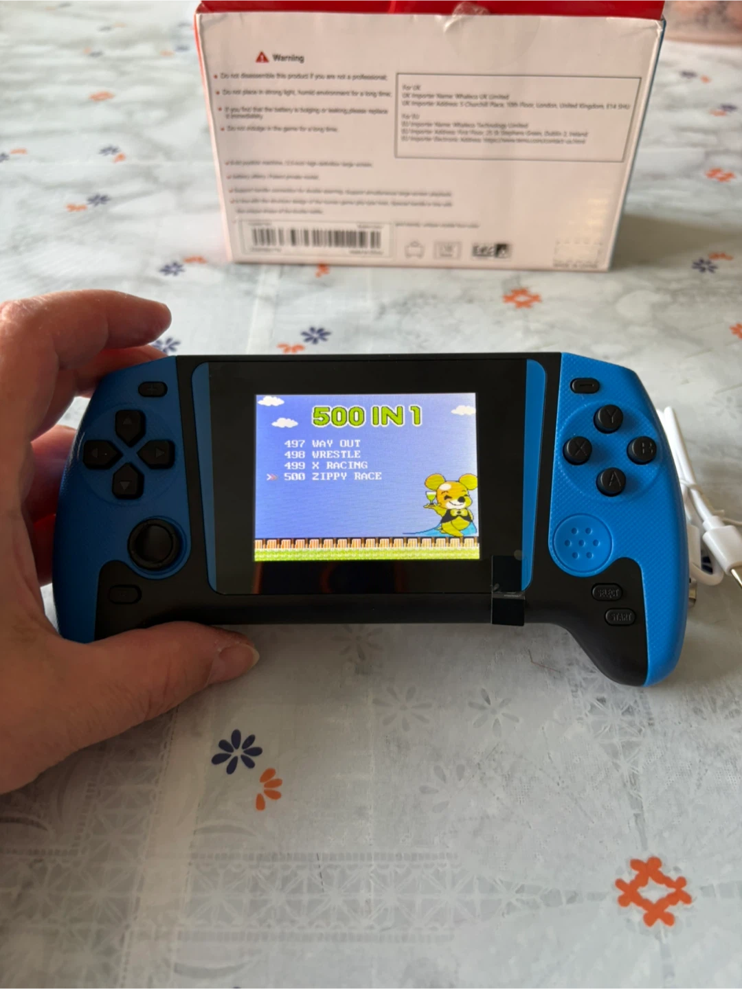 Retro FC G2 Handheld Game Console – 500 Built-in Games - photo 4